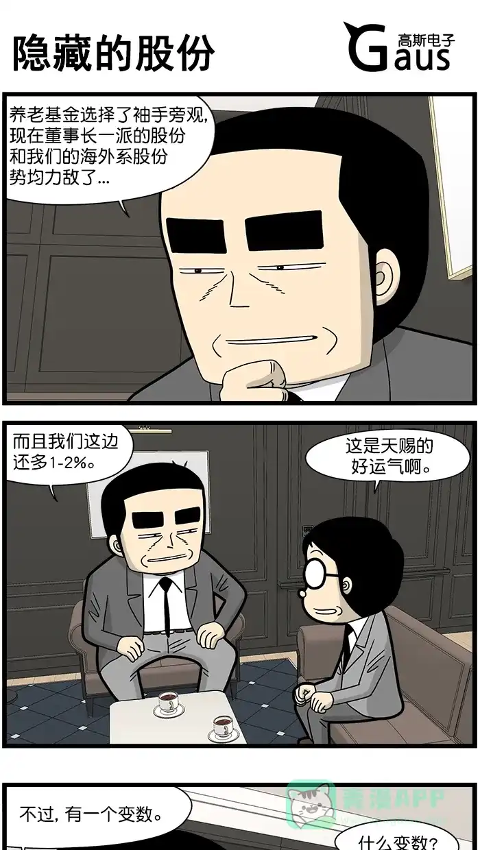 《高斯电子公司(今日宜加油)》[第1579话] 隐藏的股份 第1页
