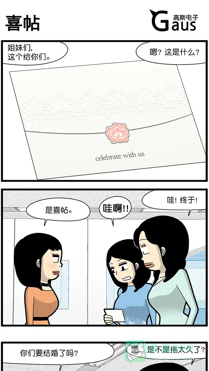 《高斯电子公司(今日宜加油)》[第1650话] 喜帖 第1页