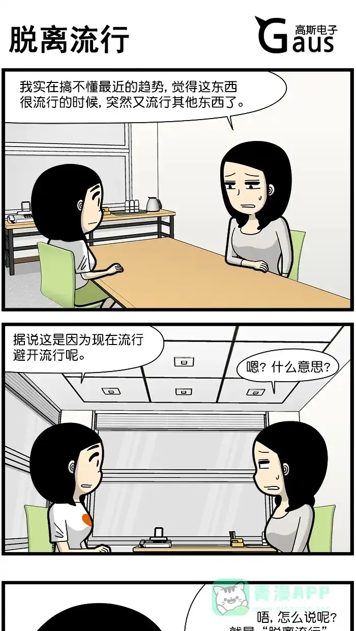 《高斯电子公司(今日宜加油)》[第1660话] 脱离流行 第1页