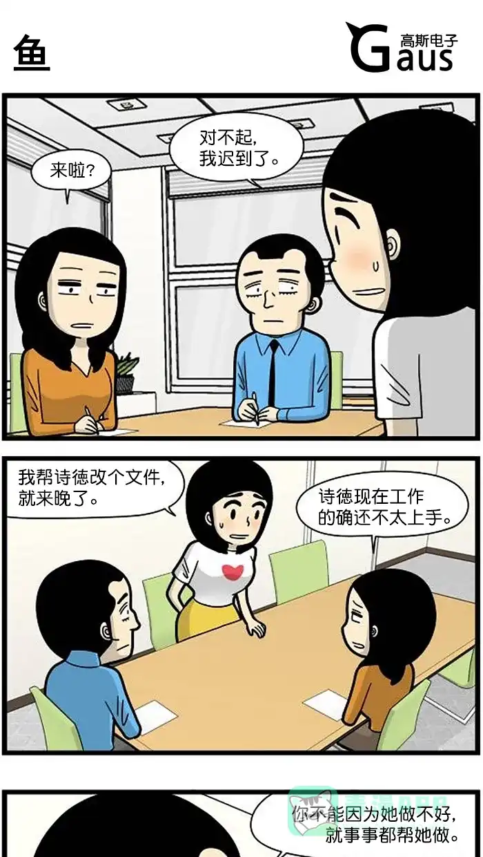 《高斯电子公司(今日宜加油)》[第1667话] 鱼 第1页