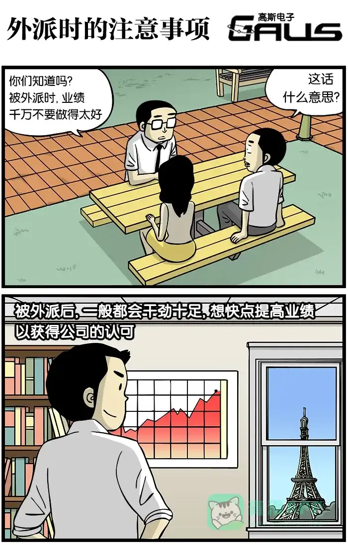《高斯电子公司(今日宜加油)》[第240话] 外派时的注意事项 第1页