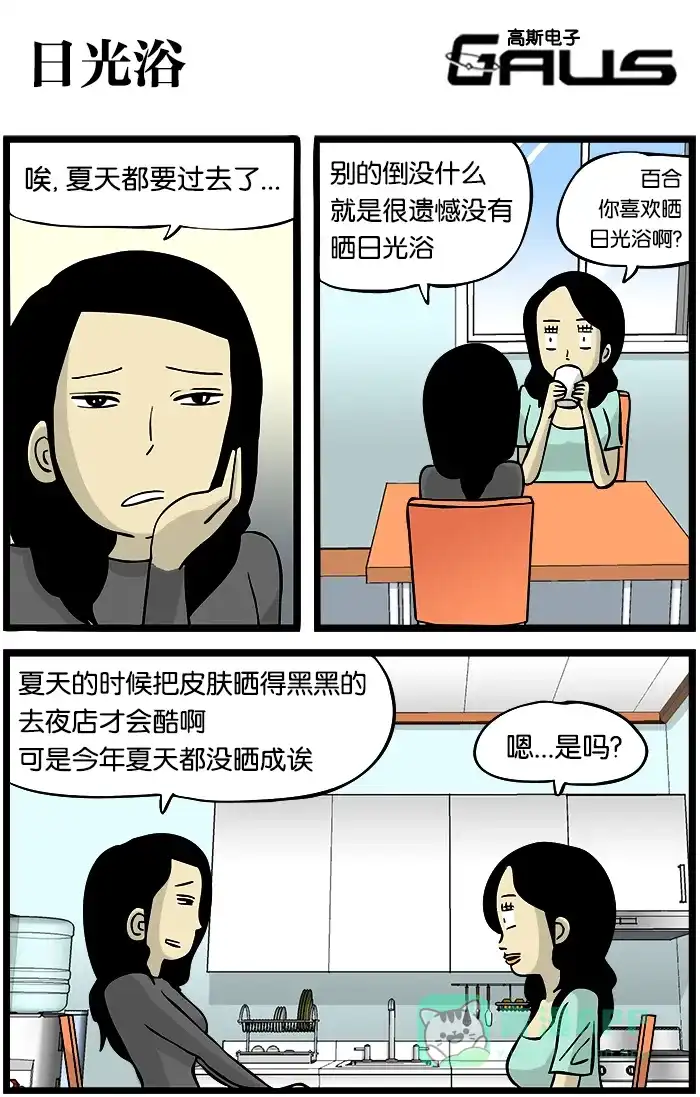 《高斯电子公司(今日宜加油)》[第241话] 日光浴 第1页