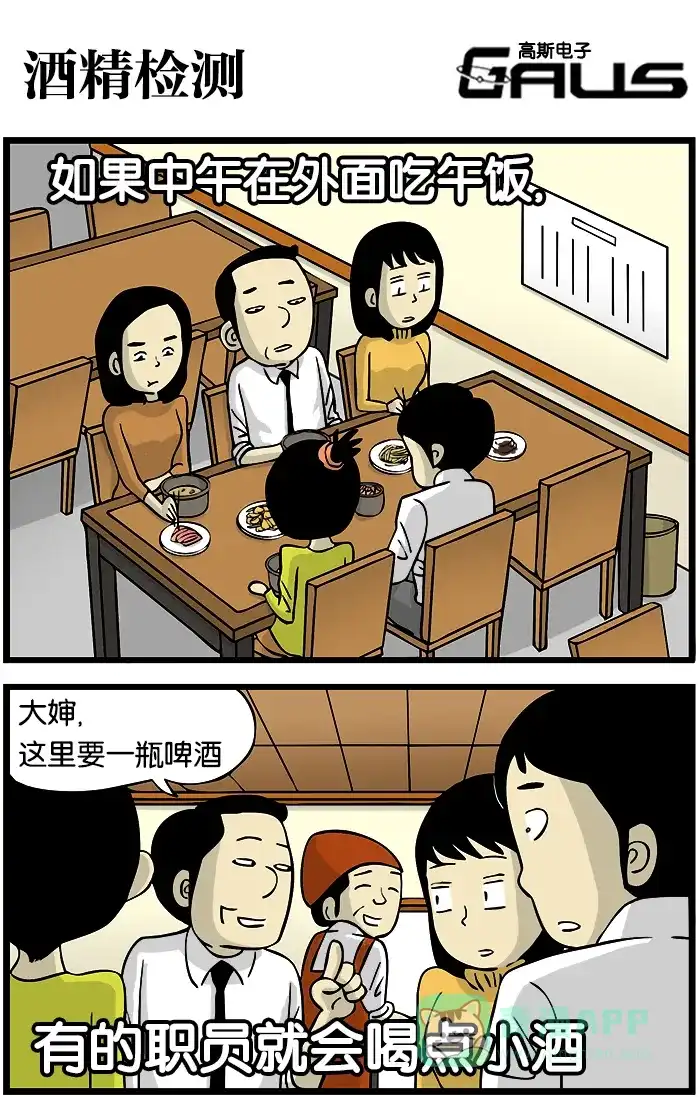 《高斯电子公司(今日宜加油)》[第279话] 酒精检测 第1页