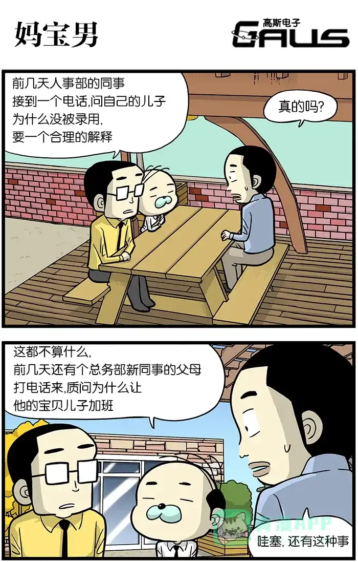 《高斯电子公司(今日宜加油)》[第367话] 妈宝男 第1页