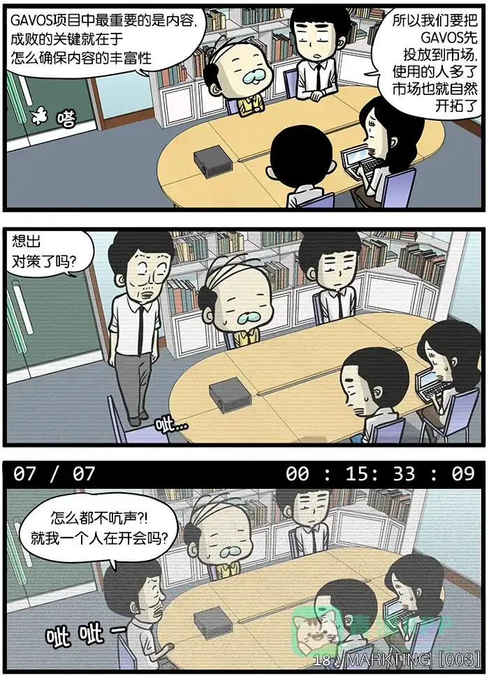 《高斯电子公司(今日宜加油)》[第405话] 开会时间 第3页