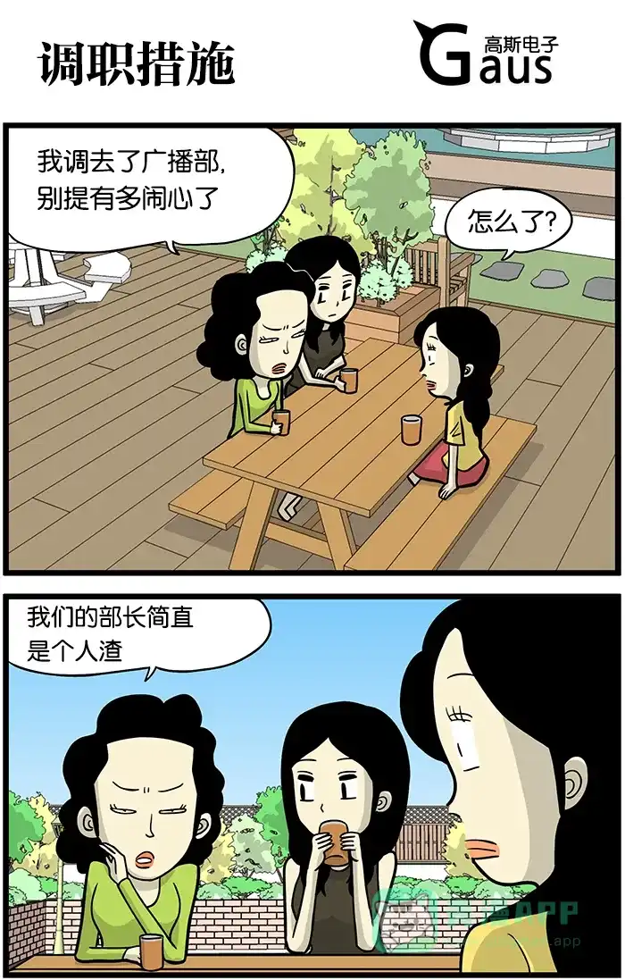 《高斯电子公司(今日宜加油)》[第408话] 调职措施 第1页