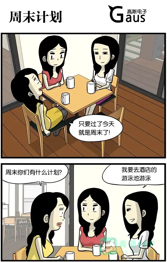 《高斯电子公司(今日宜加油)》[第410话] 周末计划 第1页