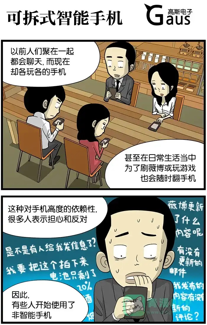 《高斯电子公司(今日宜加油)》[第441话] 可拆式智能手机 第1页