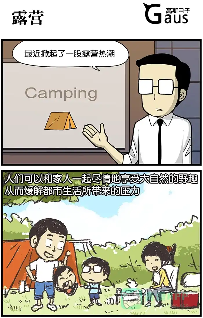 《高斯电子公司(今日宜加油)》[第459话] 露营 第1页