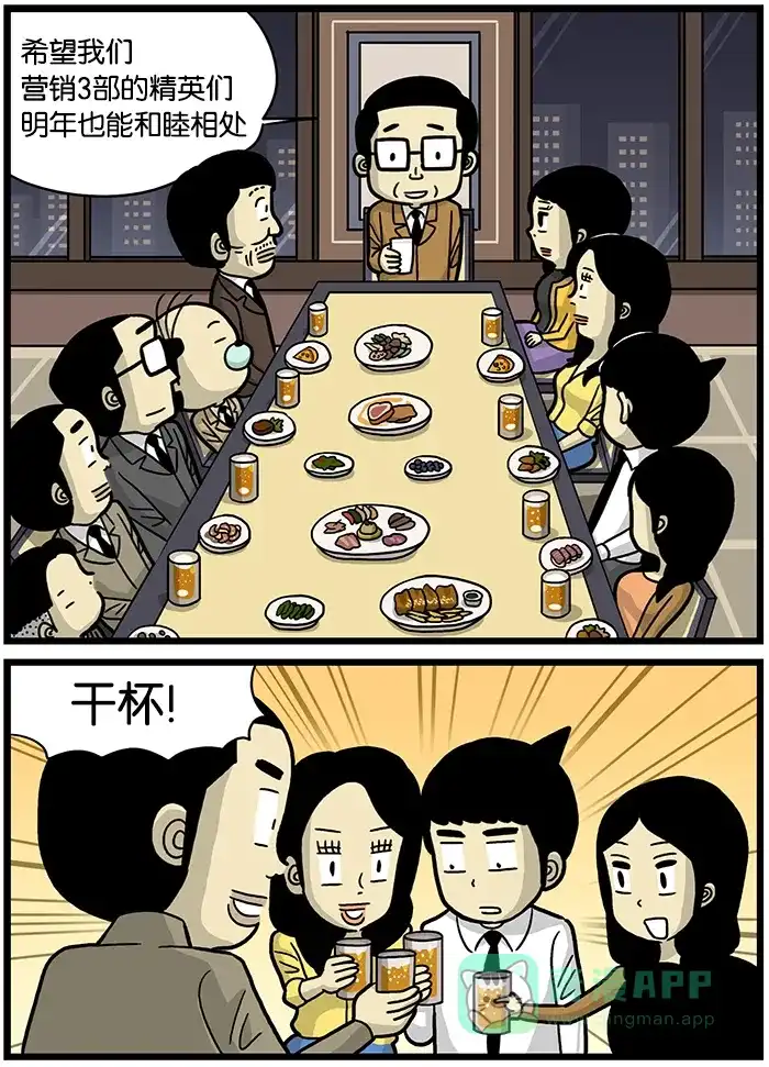 《高斯电子公司(今日宜加油)》[第491话] 年会 第2页