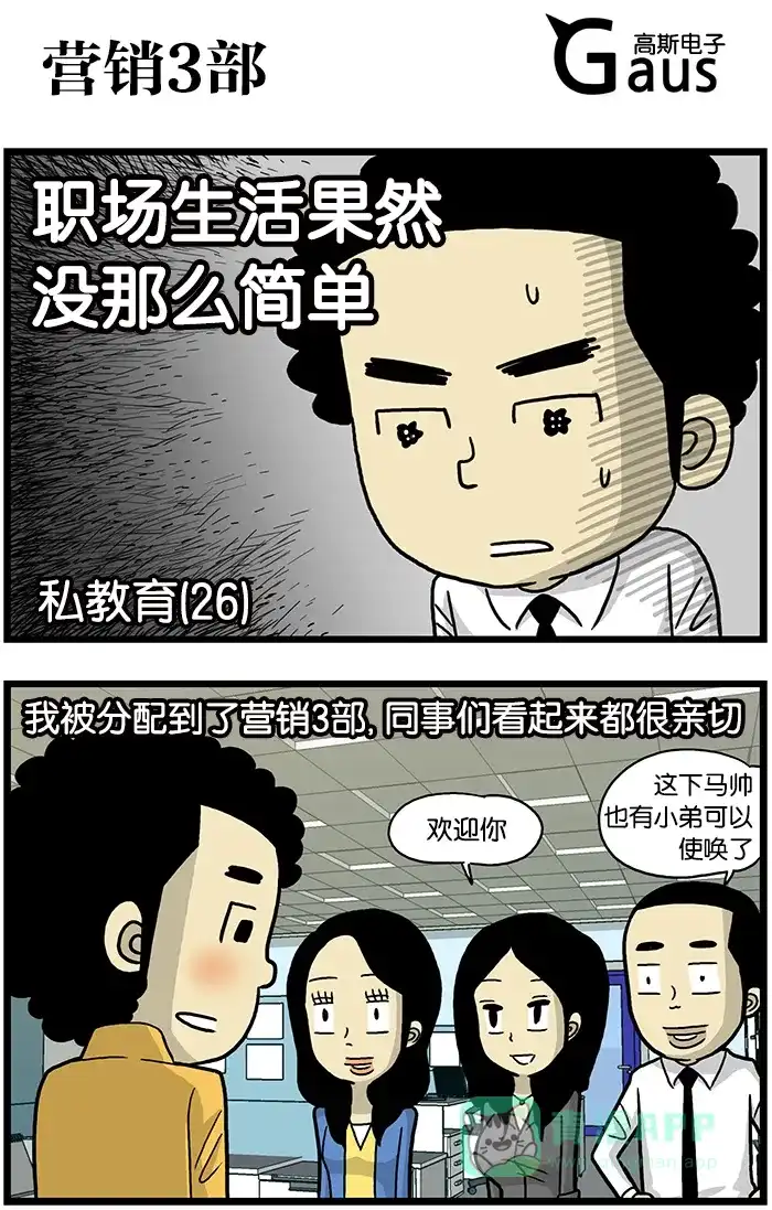 《高斯电子公司(今日宜加油)》[第500话] 营销3部 第1页