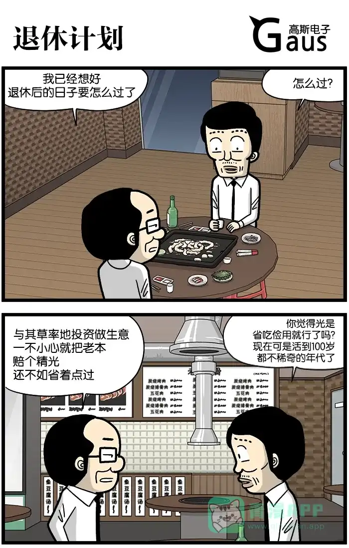 《高斯电子公司(今日宜加油)》[第728话] 退休计划 第1页