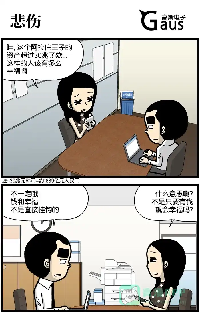 《高斯电子公司(今日宜加油)》[第751话] 悲伤 第1页