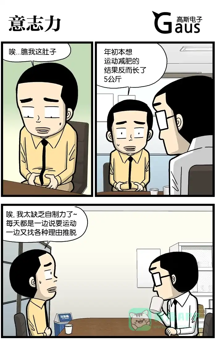 《高斯电子公司(今日宜加油)》[第831话] 意志力 第1页