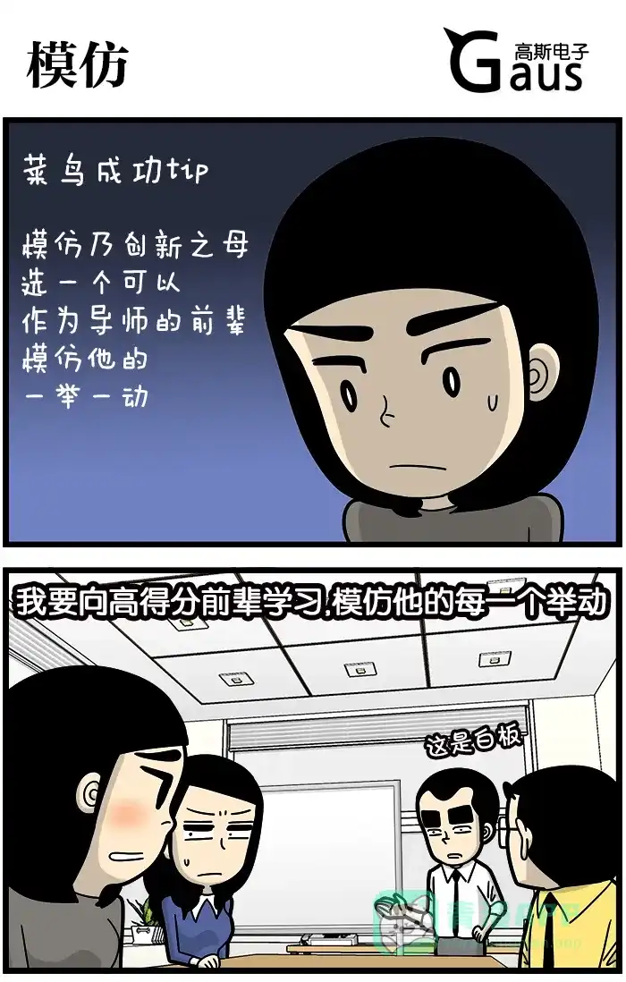 《高斯电子公司(今日宜加油)》[第879话] 模仿 第1页