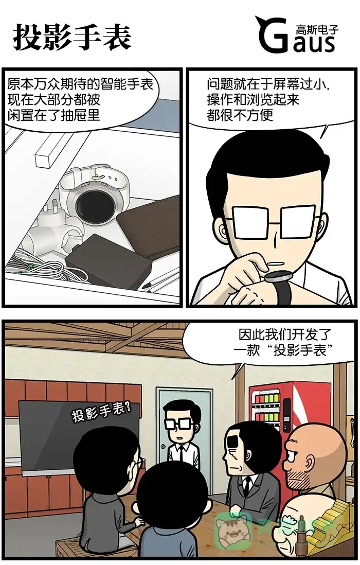 《高斯电子公司(今日宜加油)》[第906话] 投影手表 第1页