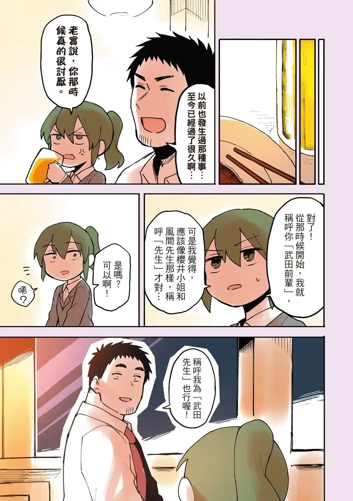 《关于前辈很烦人的事》单行本 第01卷 第129页