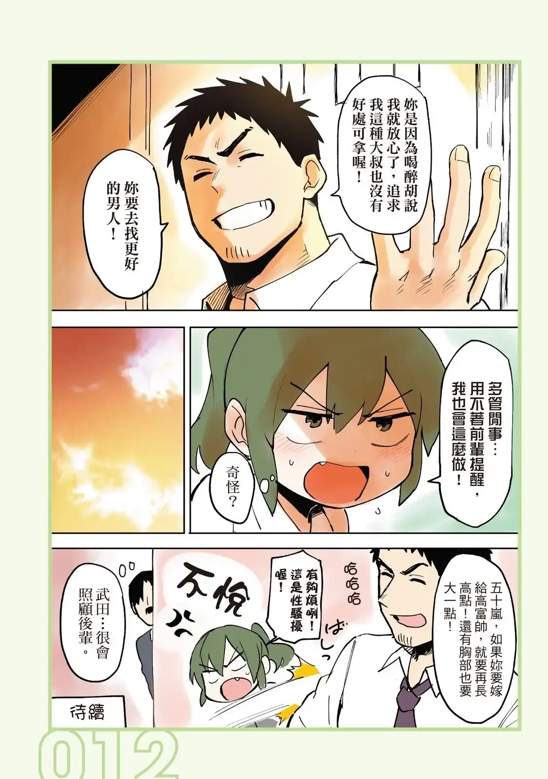 《关于前辈很烦人的事》单行本 第01卷 第14页