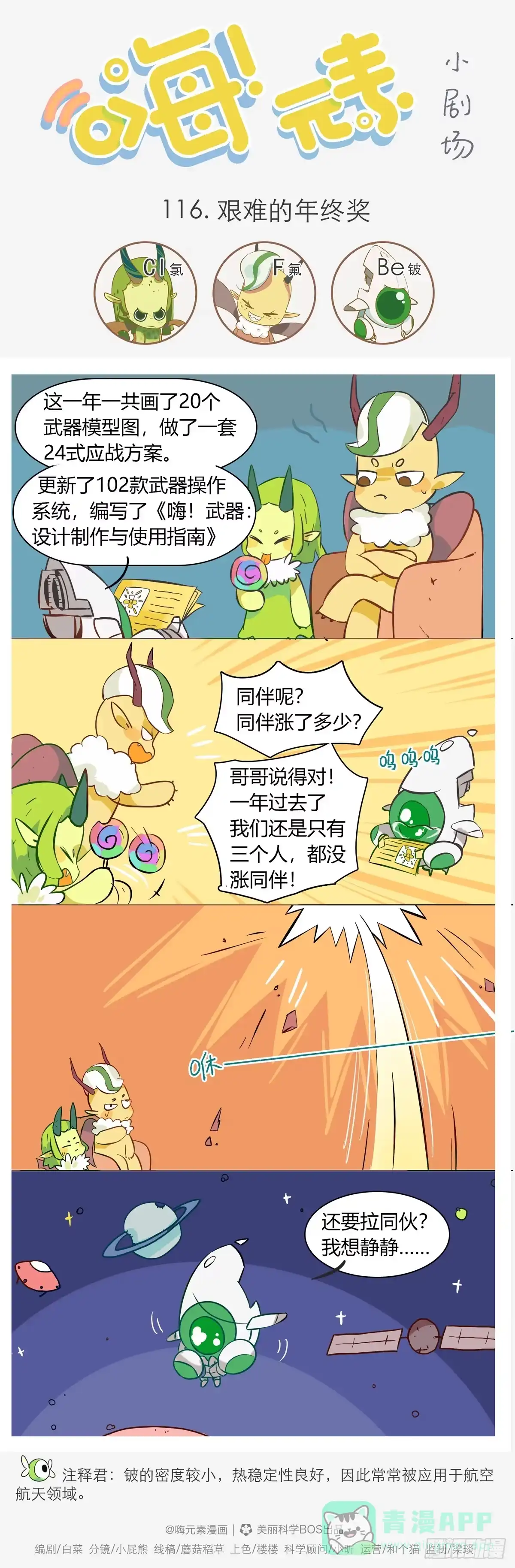 《嗨！元素小剧场》艰难的年终奖 第1页