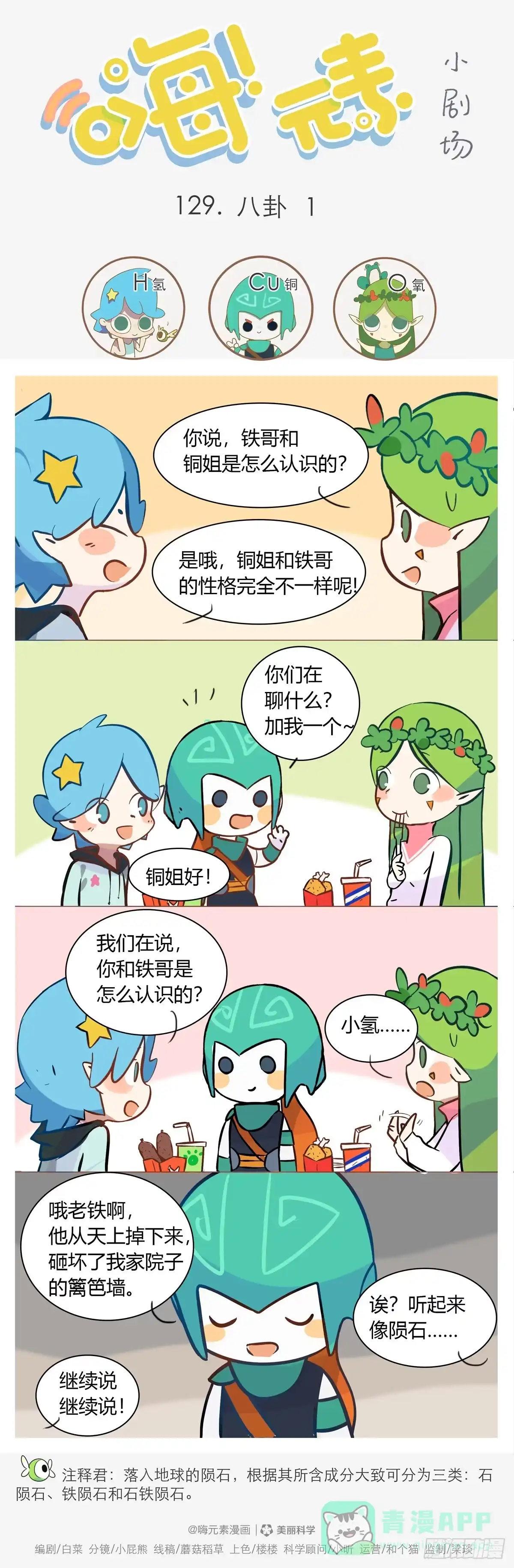 《嗨！元素小剧场》八卦 1 第1页