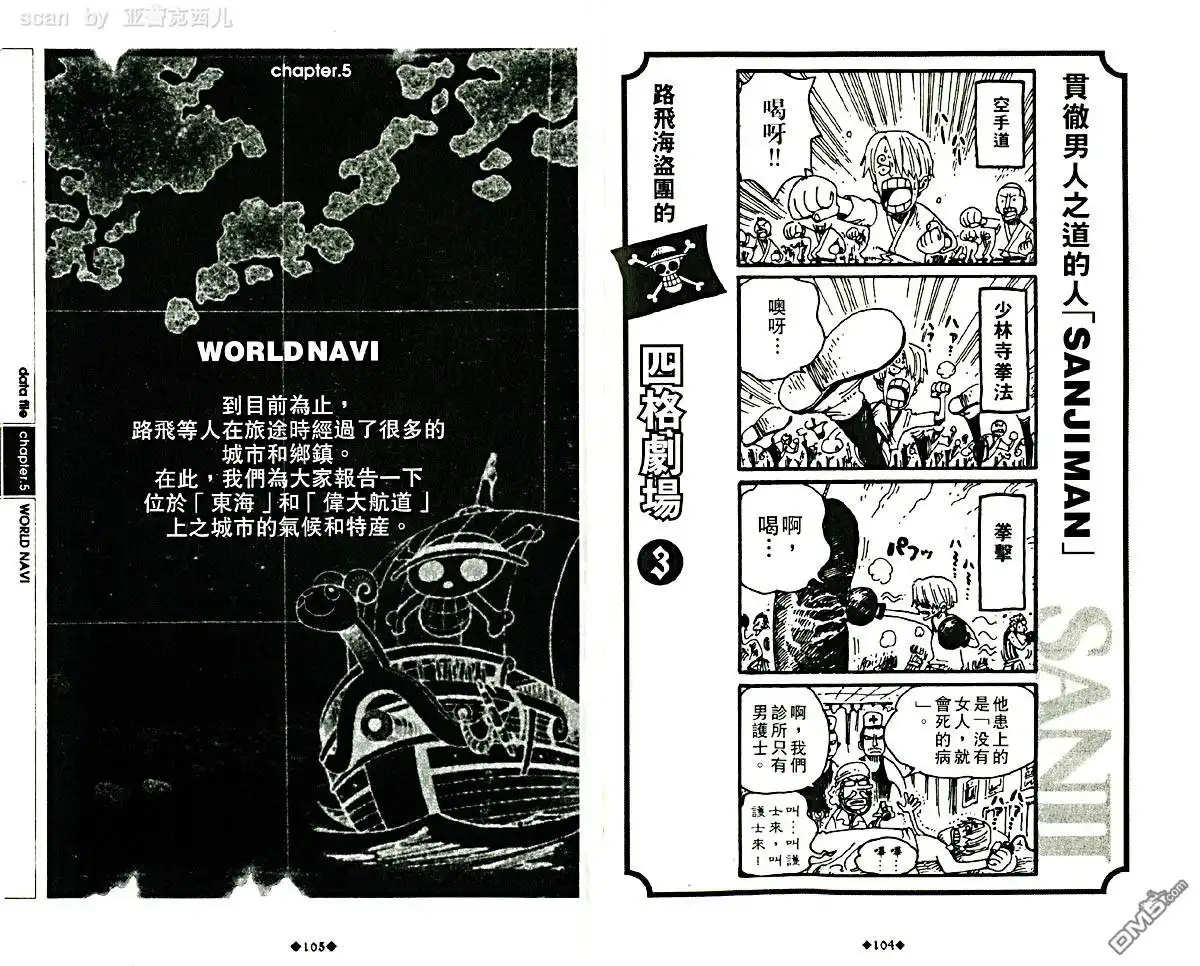 海贼王 外传：第5话 资料设定集blue 第56页