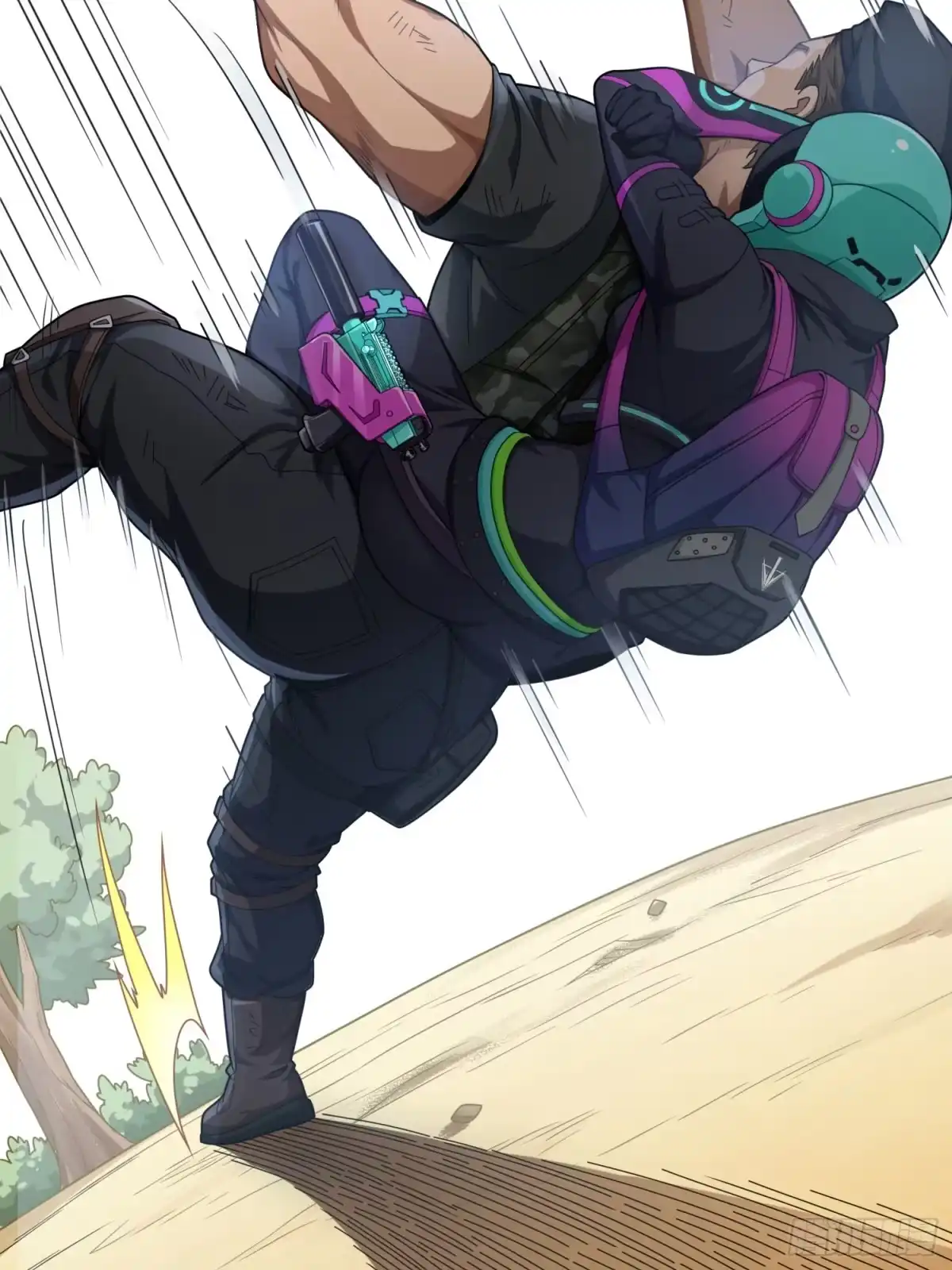 《和平精英：描边战神》16话.黑骑 第55页