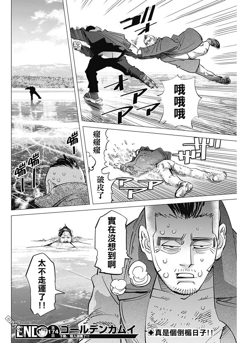 《黄金神威》第174话 在湖的中心冲刺 第17页