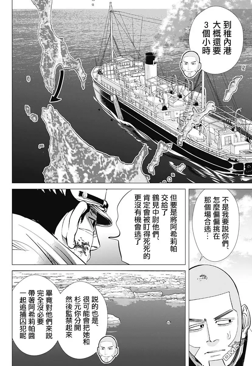 《黄金神威》第213话 逃离桦太 第15页