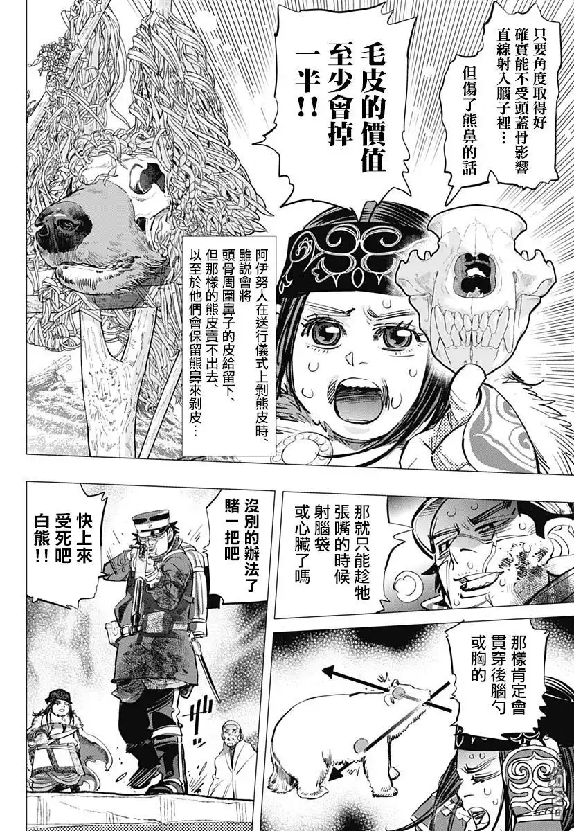 《黄金神威》第216话 谜之白熊 第8页