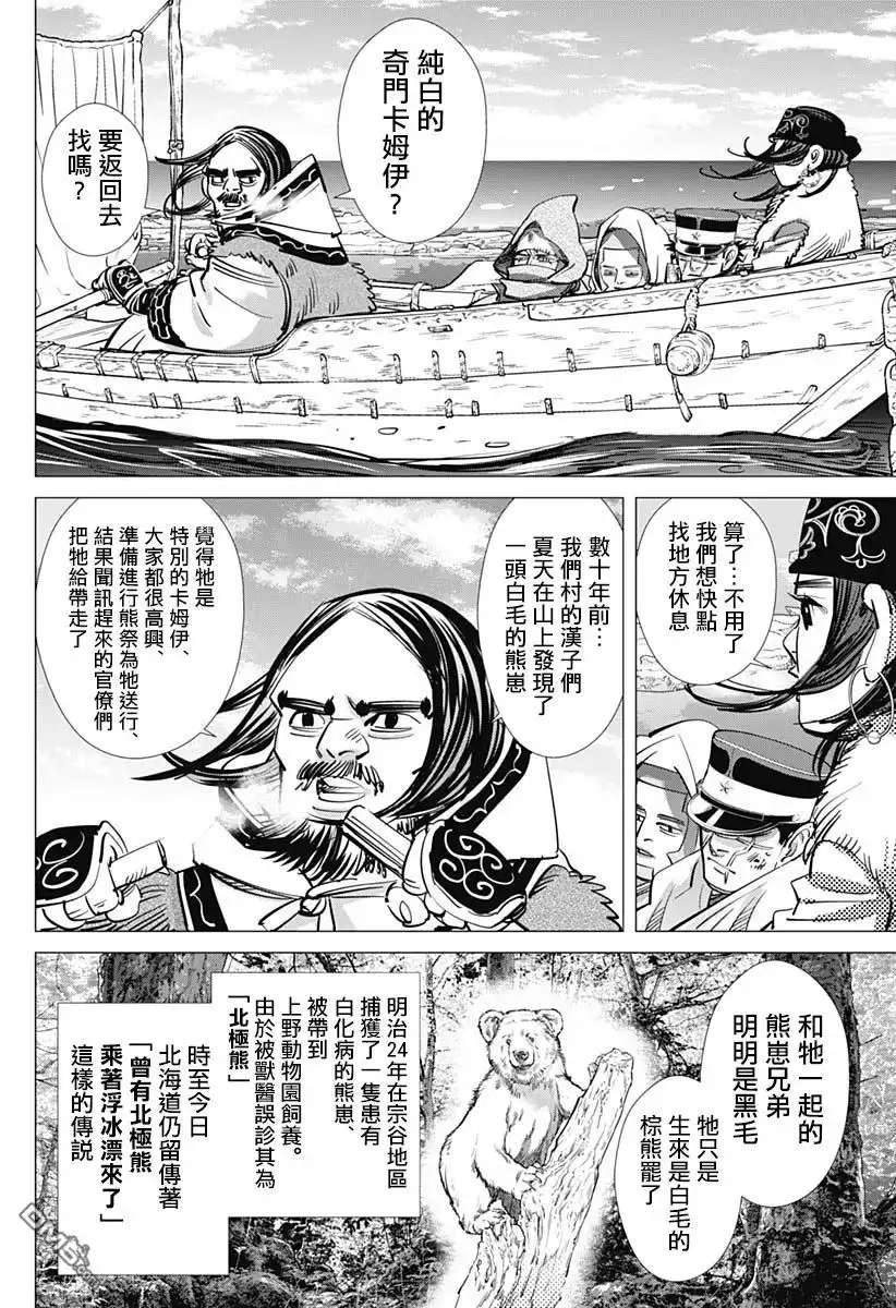 《黄金神威》第216话 谜之白熊 第16页
