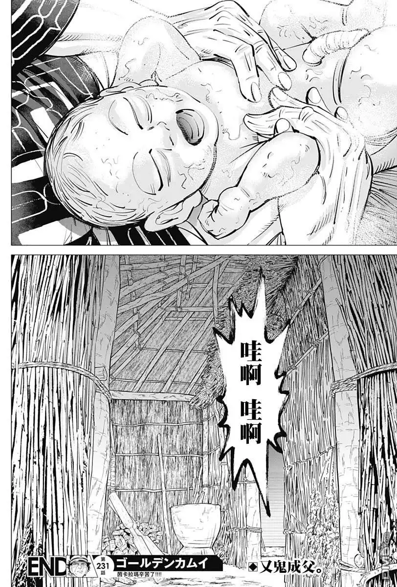 《黄金神威》第231话 分娩 第18页