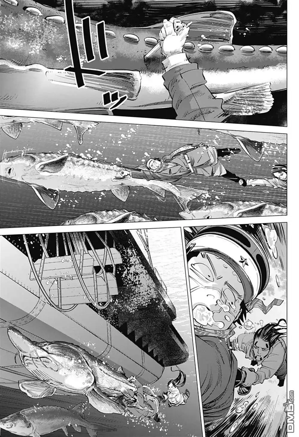 《黄金神威》第237话 水中屏息对战 第14页