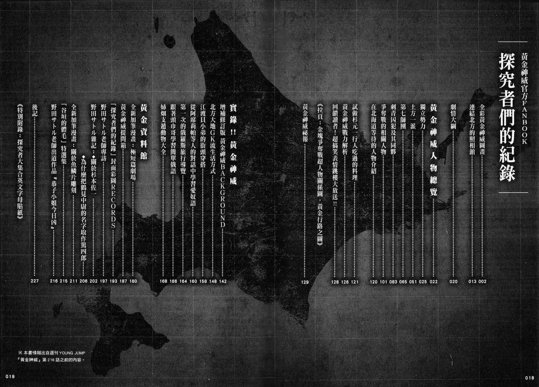 《黄金神威官方FANBOOK探求者们的纪录》单行本 全一卷 第15页