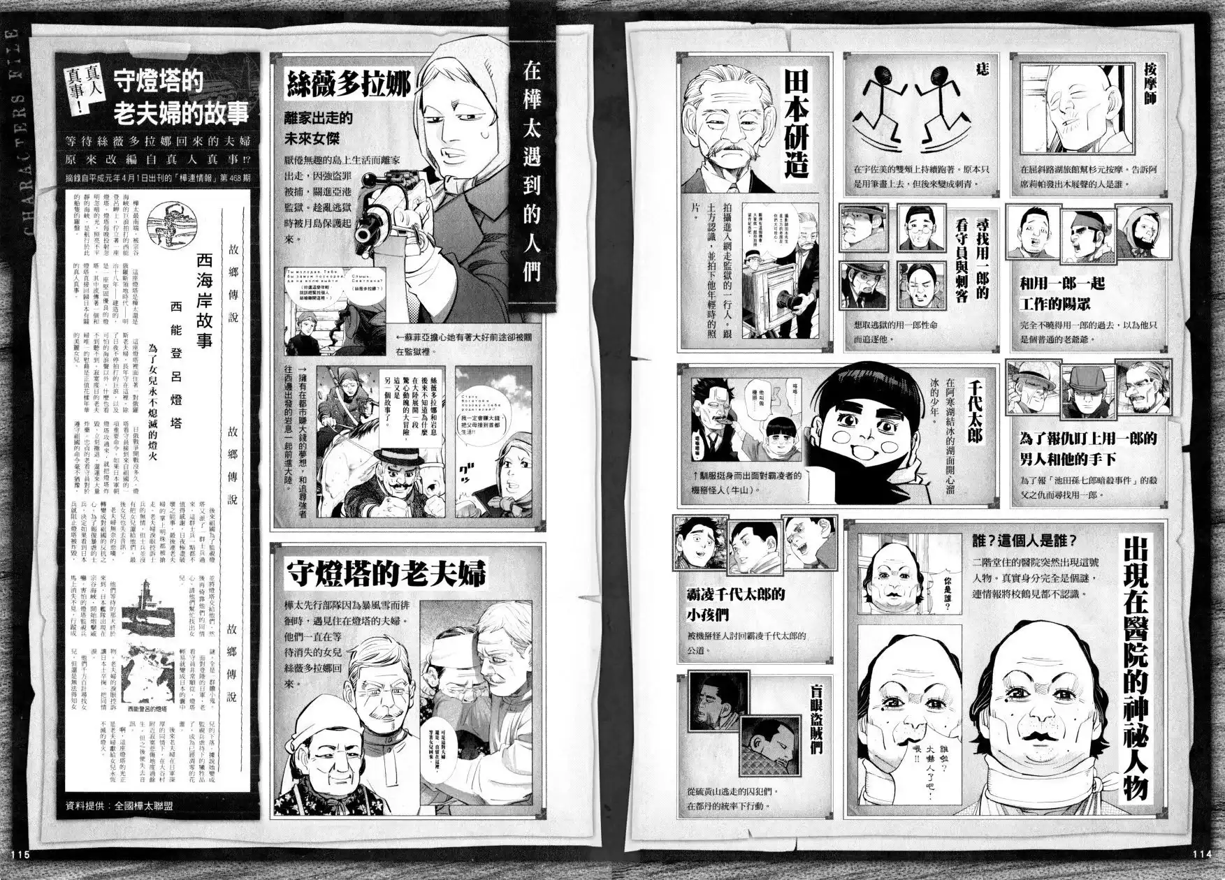 《黄金神威官方FANBOOK探求者们的纪录》单行本 全一卷 第63页
