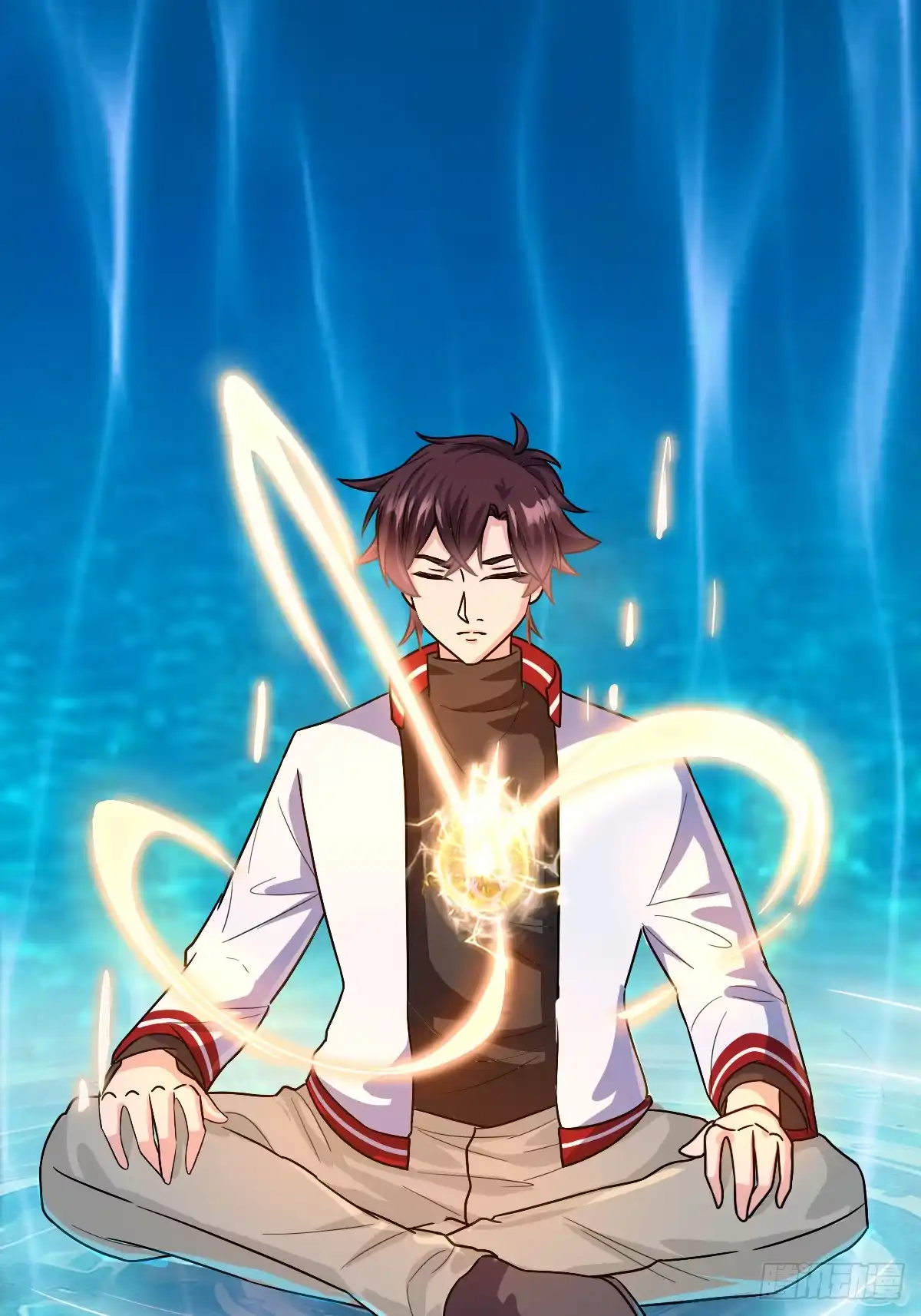 《荒天帝降临：末世唯我独尊》第4话 猪少？守护灵果然是猪！ 第8页