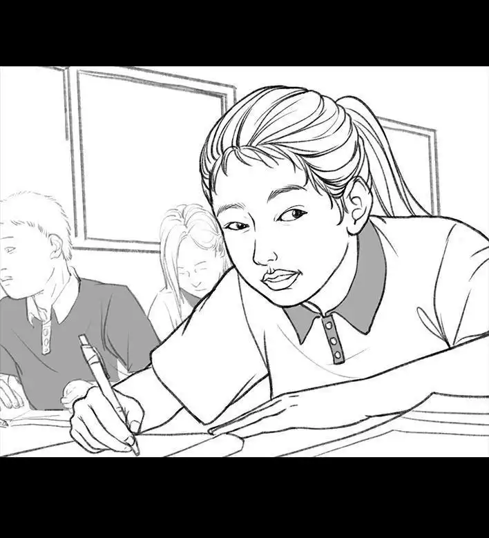 胡渣少女 第107回 考试作弊 第50页