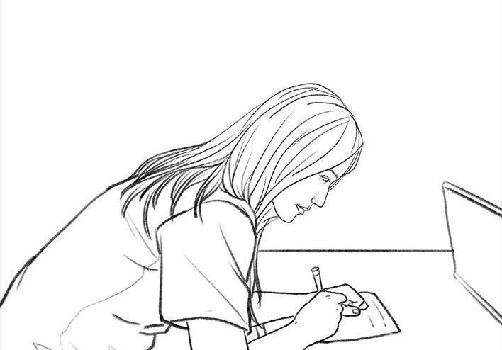 胡渣少女 第120回 和老板借钱 第27页