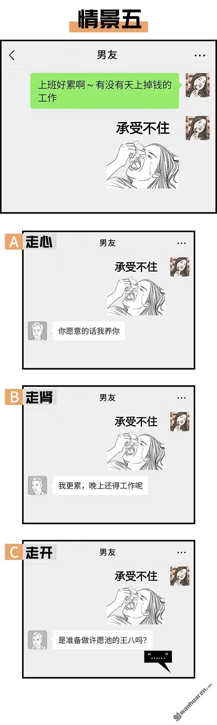 胡渣少女 第132回 男人分三种 第6页