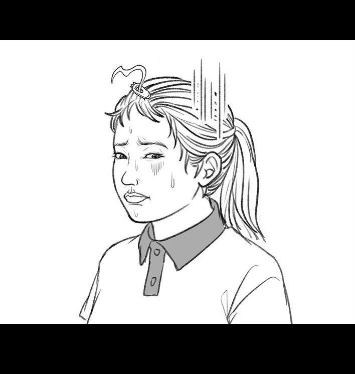 胡渣少女 第169回 情书 第35页
