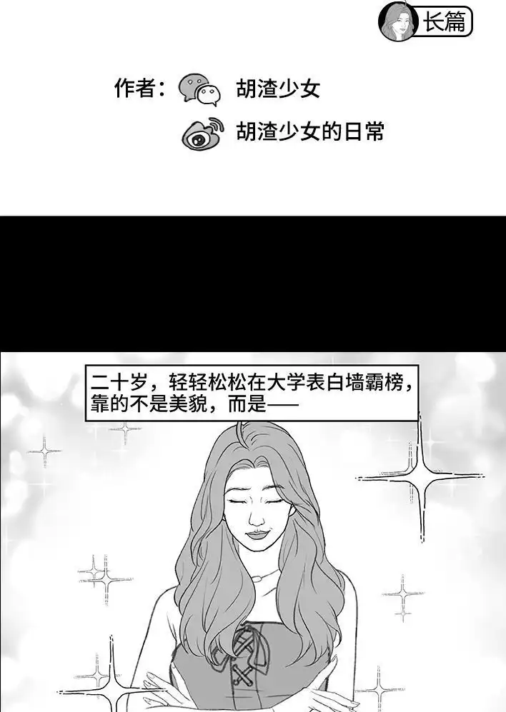 胡渣少女 第207回 我上了大学表白墙 第2页