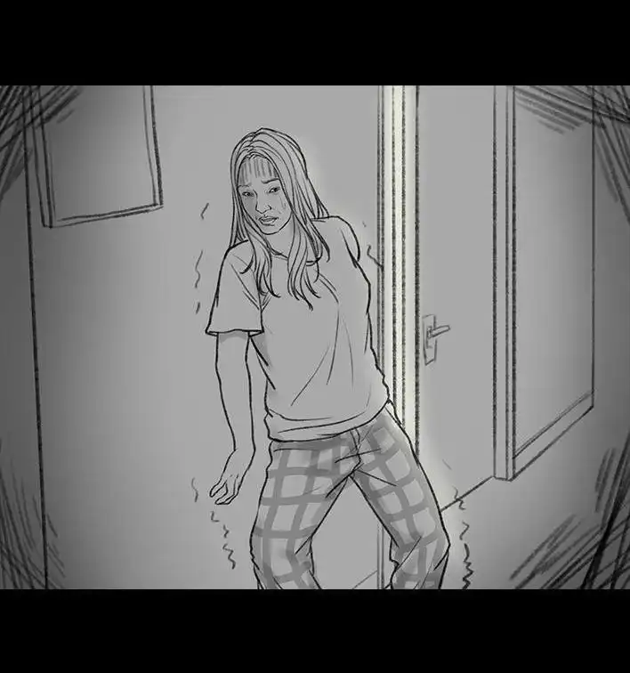 胡渣少女 第92回 恐怖片后遗症 第14页