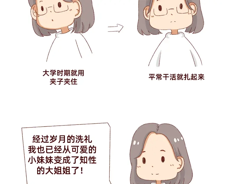 《加零的漫画日记》刘海见证了我的学生时代 第18页