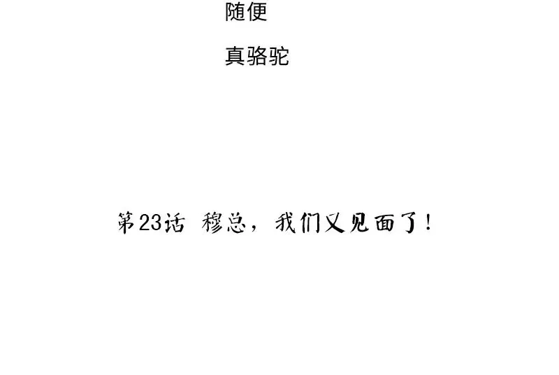《老婆大人有点冷》第23话 穆总，我们又见面了！ 第4页
