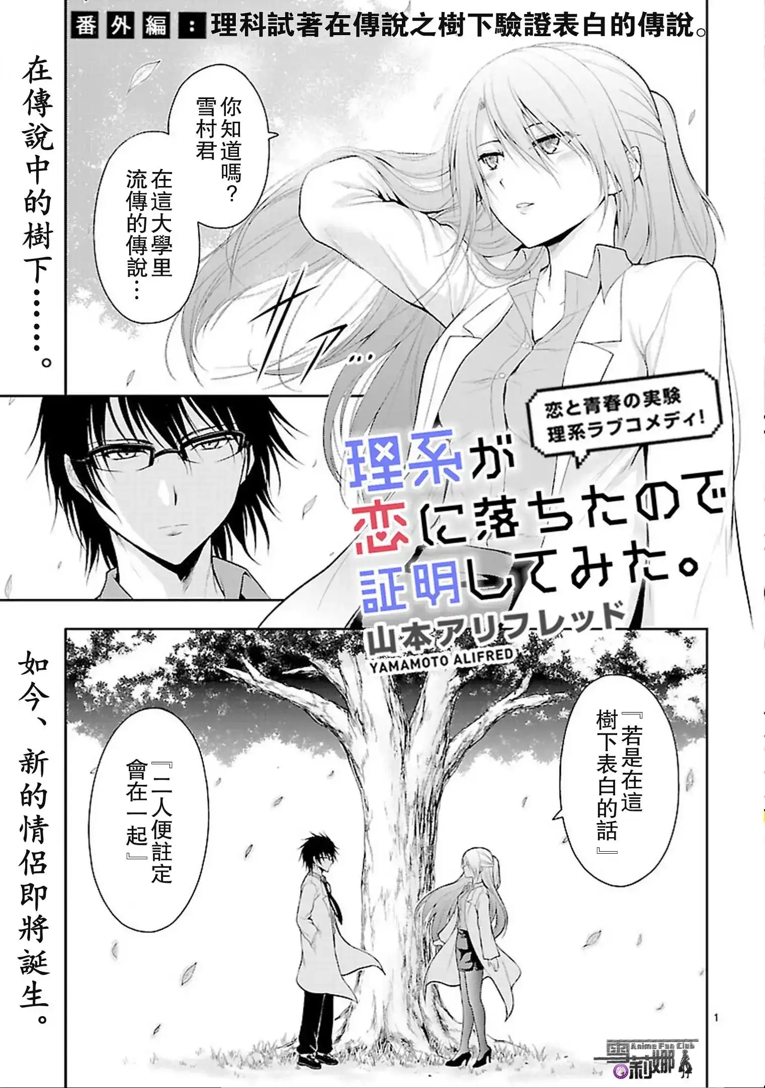 《理科生坠入情网，故尝试证明。》番外篇 番外03 第1页