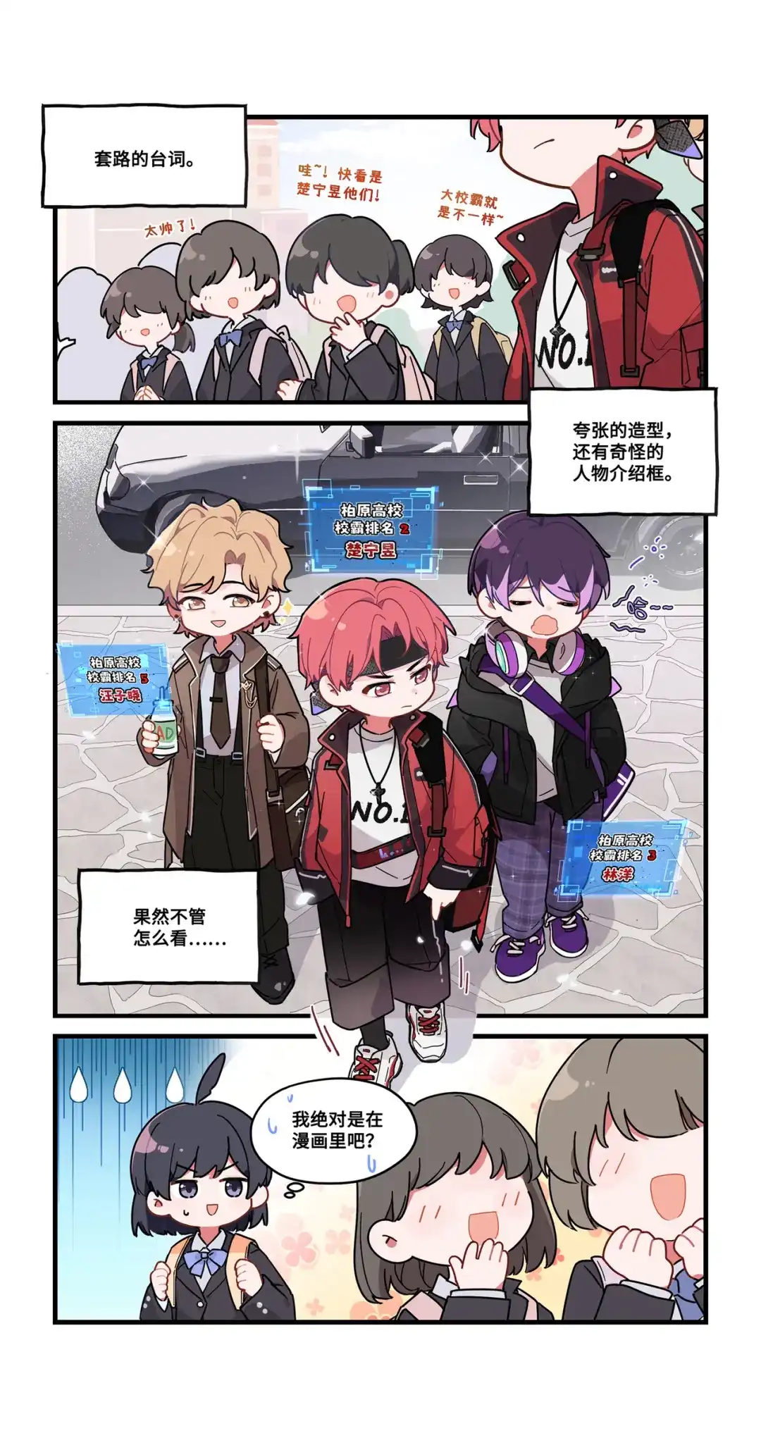 《路人甲拒绝制霸校园》01 成为校霸？！(上) 第2页