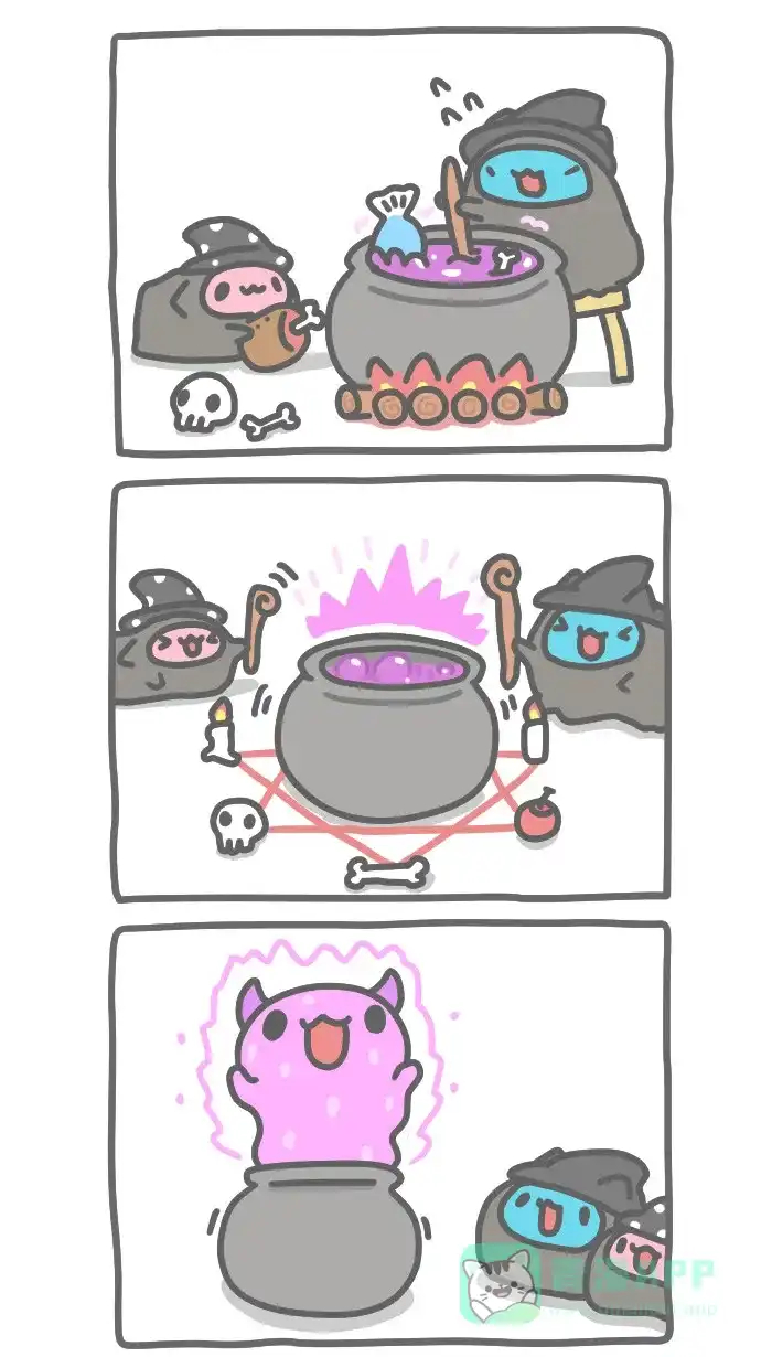 猫猫虫咖波 [第281话] 猫虫巫婆 第2页
