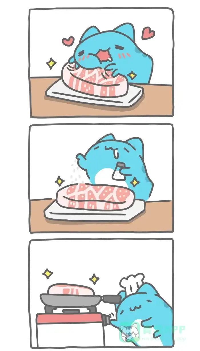 猫猫虫咖波 [第316话] 高级牛排 第4页