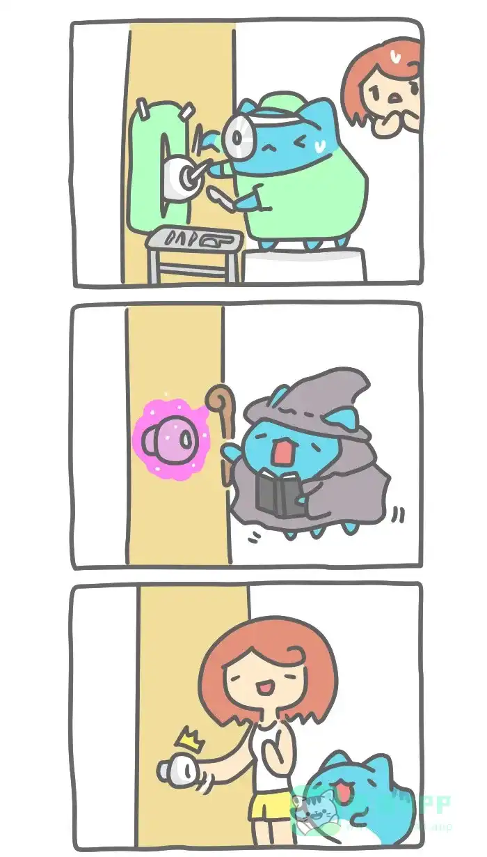 猫猫虫咖波 [第334话] 钥匙掉了 第3页