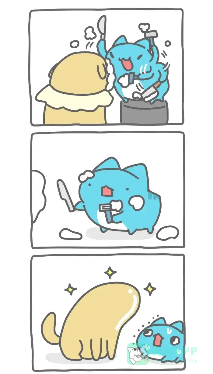 猫猫虫咖波 [第346话] 刮胡子 第4页