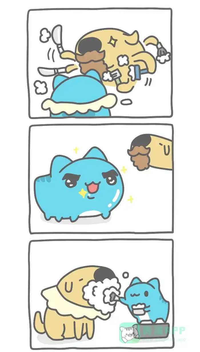 猫猫虫咖波 [第346话] 刮胡子 第3页